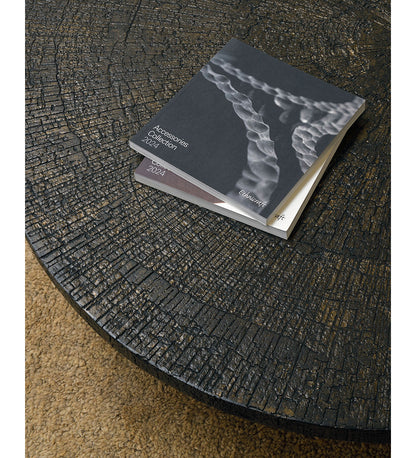 Slice Oval Coffee Table - Minerals - Whisky -