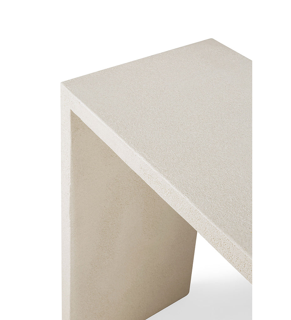 Elements Console - Microcement - Off White - 47 in.