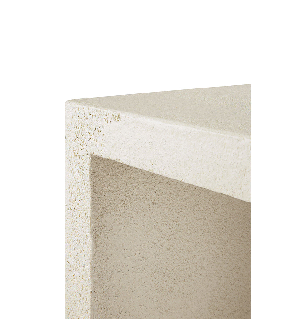 Elements Console - Microcement - Off White - 47 in.