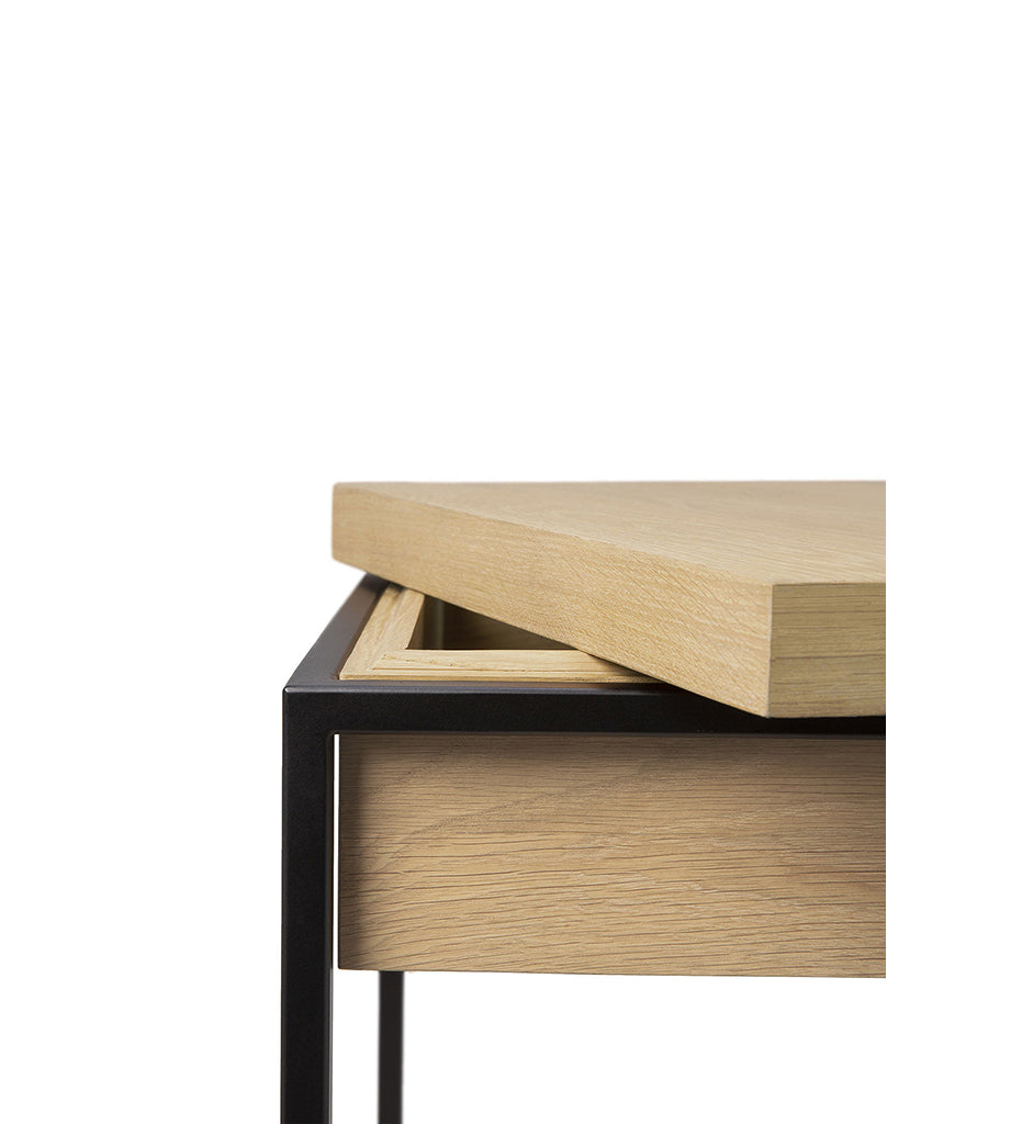 Oak Monolit Side Table - Slim