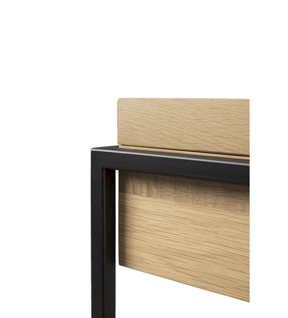 Oak Monolit Side Table - Slim