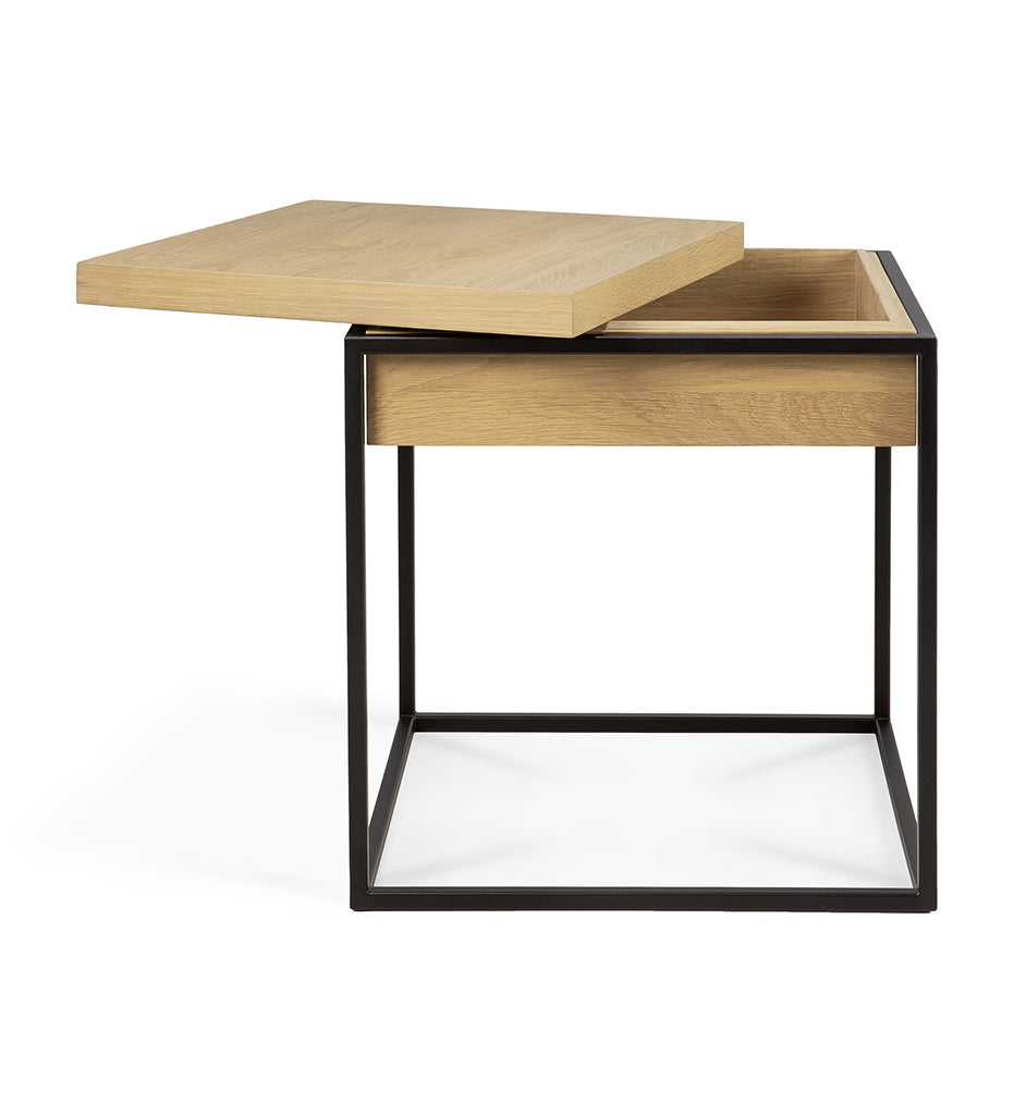 Oak Monolit Side Table - Slim