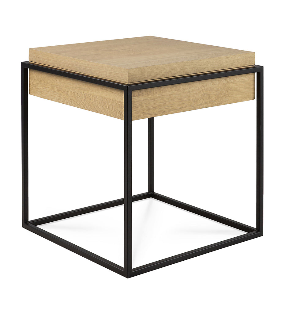 Oak Monolit Side Table - Slim