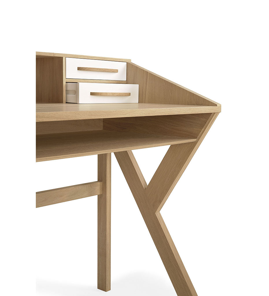 Oak Origami Desk -