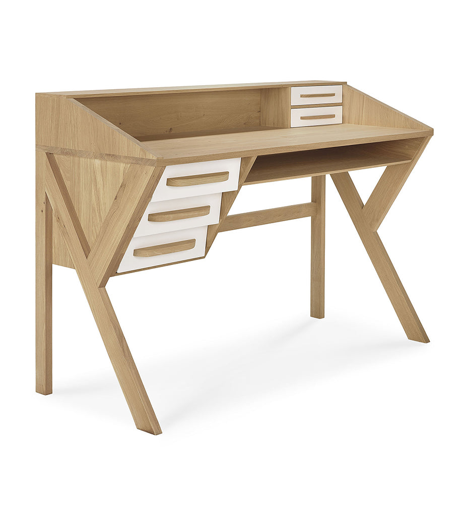 Oak Origami Desk -