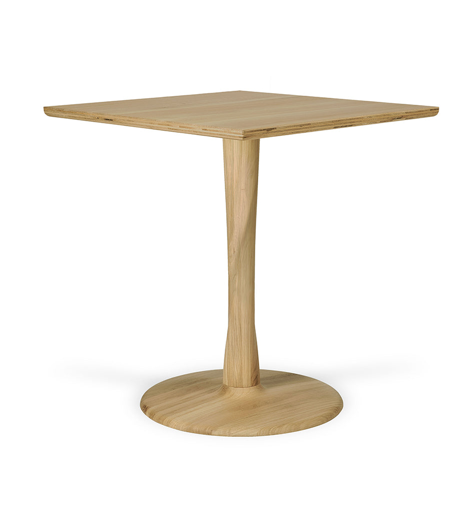 Torsion Square Dining Table - Oak