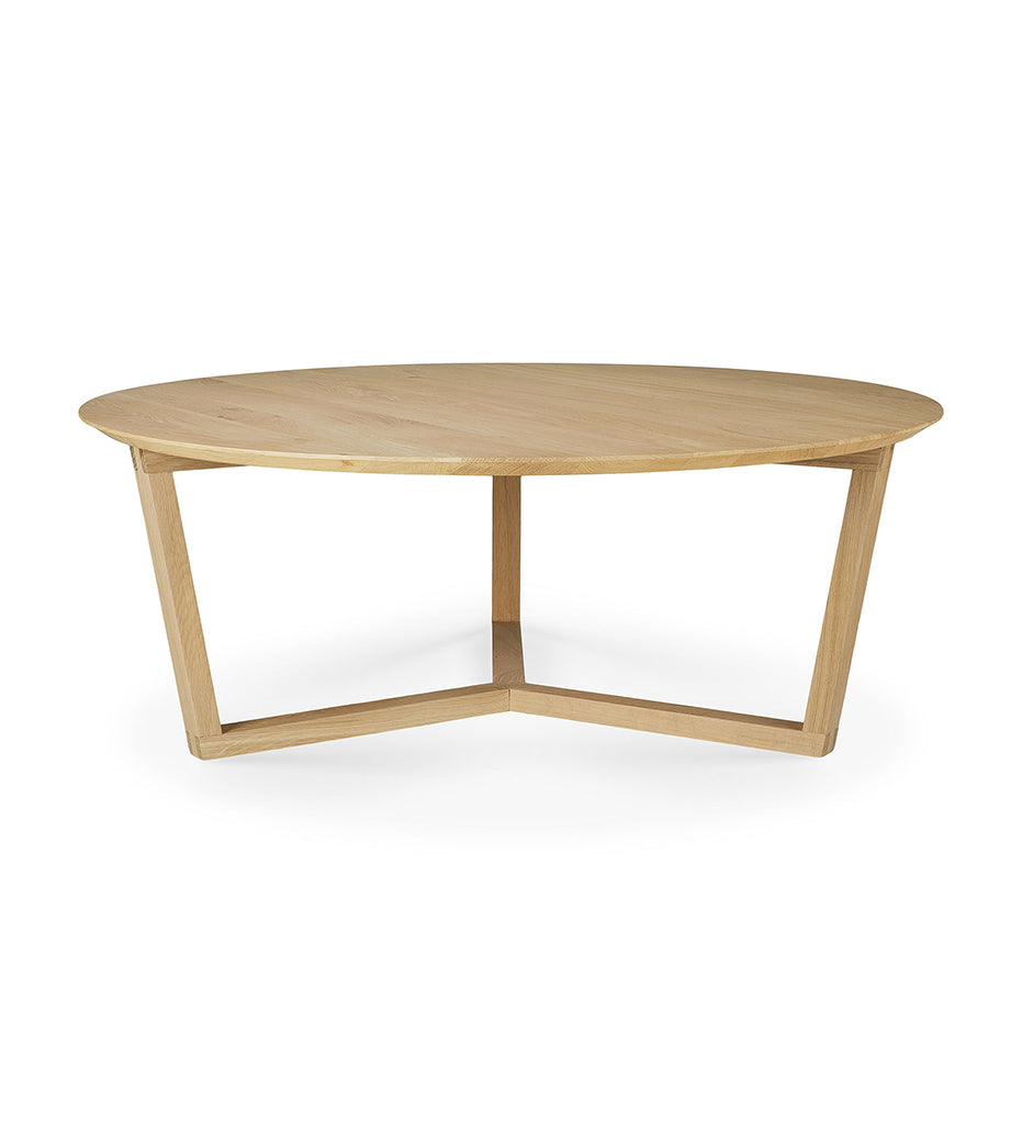 Oak Tripod Coffee Table