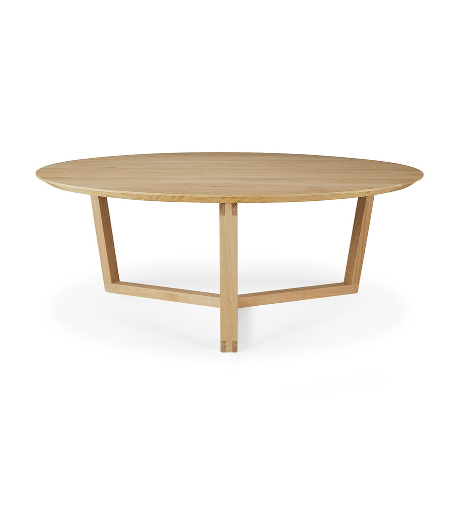 Oak Tripod Coffee Table