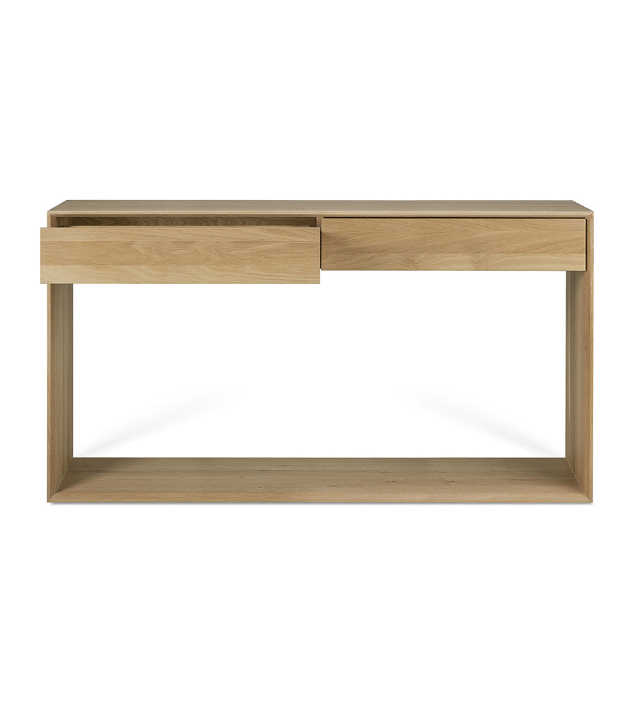 Oak Nordic Console -