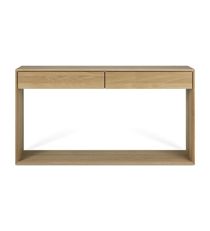 Oak Nordic Console -