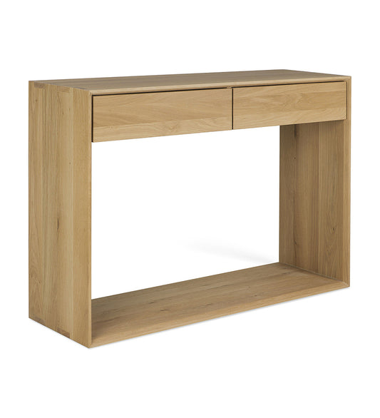 Oak Nordic Console -