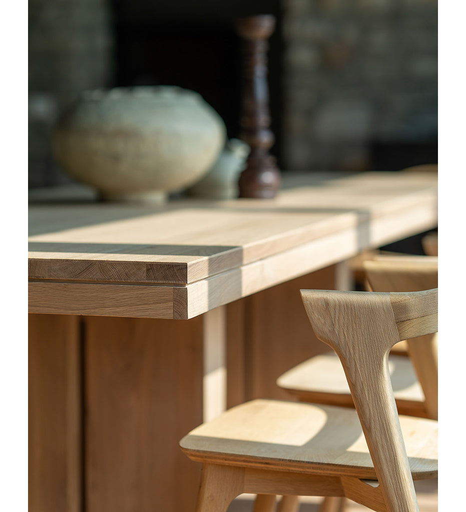 Oak Double Extendable Dining Table