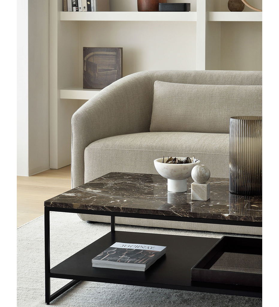 Stone Rectangular Coffee Table -