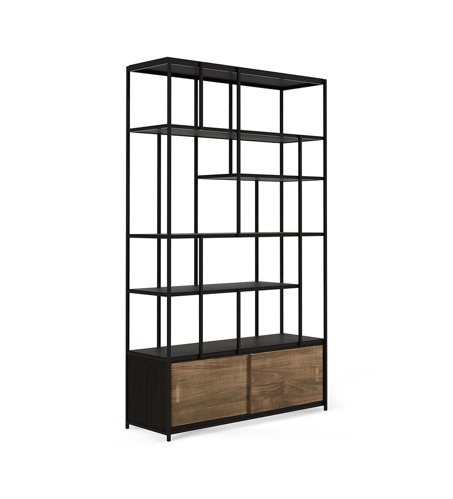 Studio Rack - Teak - 2 Doors