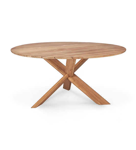 Teak Circle Outdoor Dining Table -