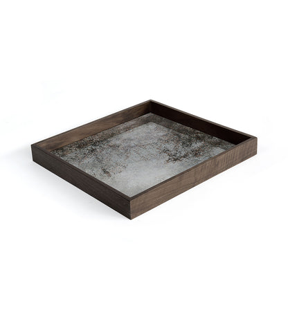 Aged Mirror Tray - Square