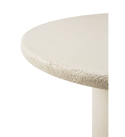 Elements Dining Table - Microcement - Off White - Round -