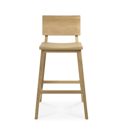 Oak N3 Counter Stool