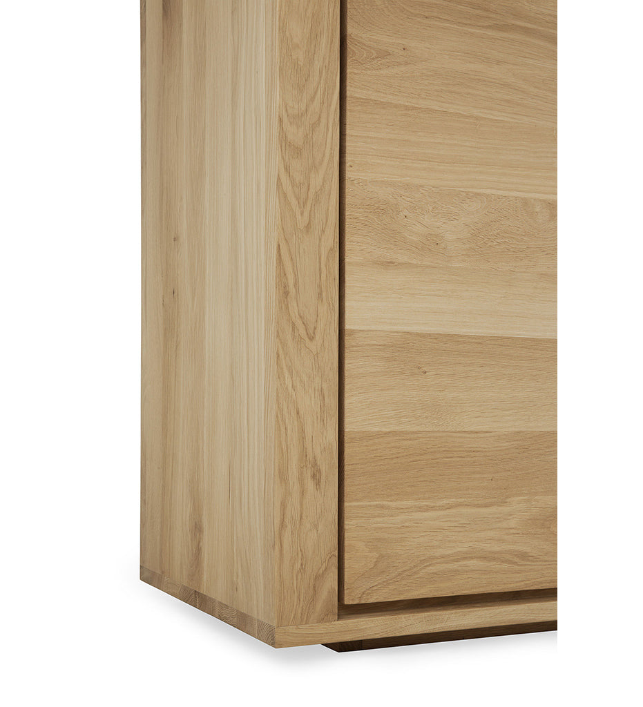 Oak Shadow Sideboard - 2 Doors