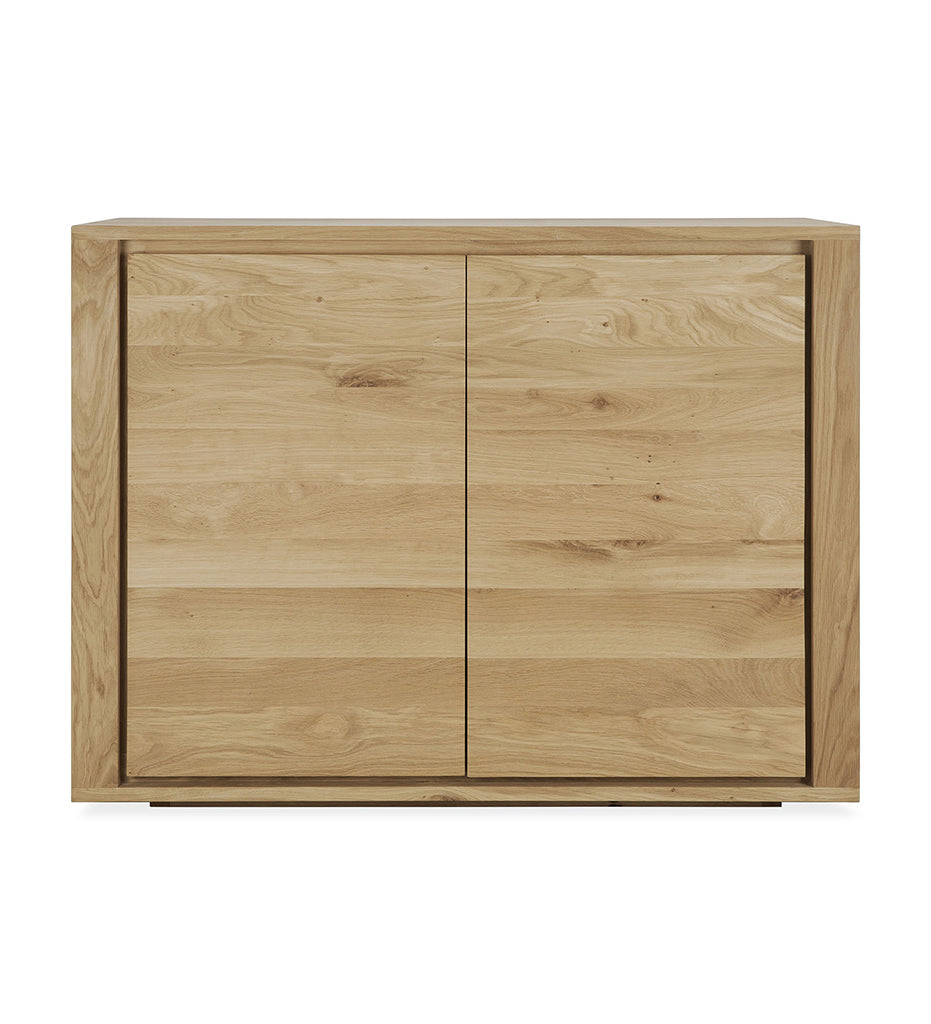 Oak Shadow Sideboard - 2 Doors