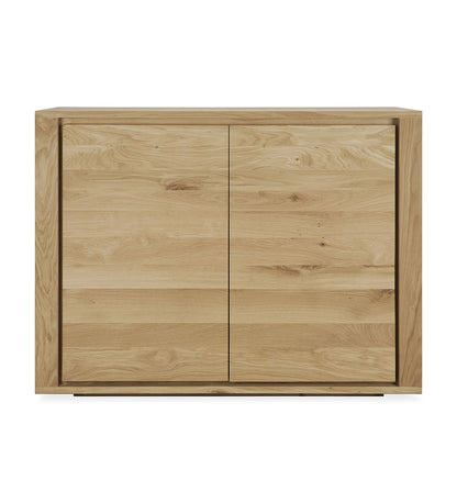 Oak Shadow Sideboard - 2 Doors