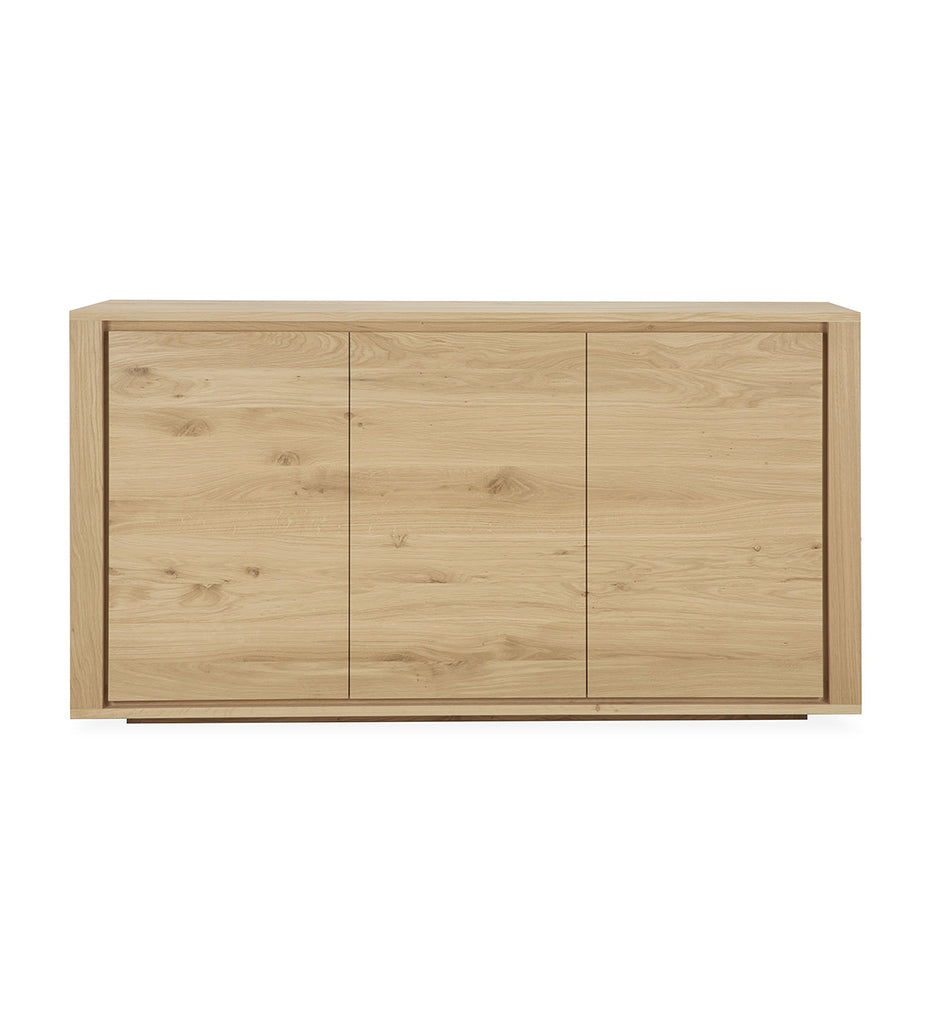 Oak Shadow Sideboard - 3 Doors