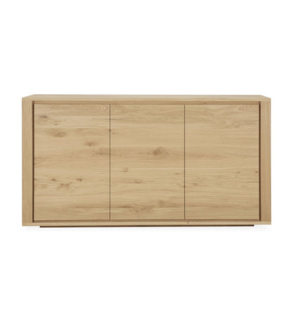 Oak Shadow Sideboard - 3 Doors