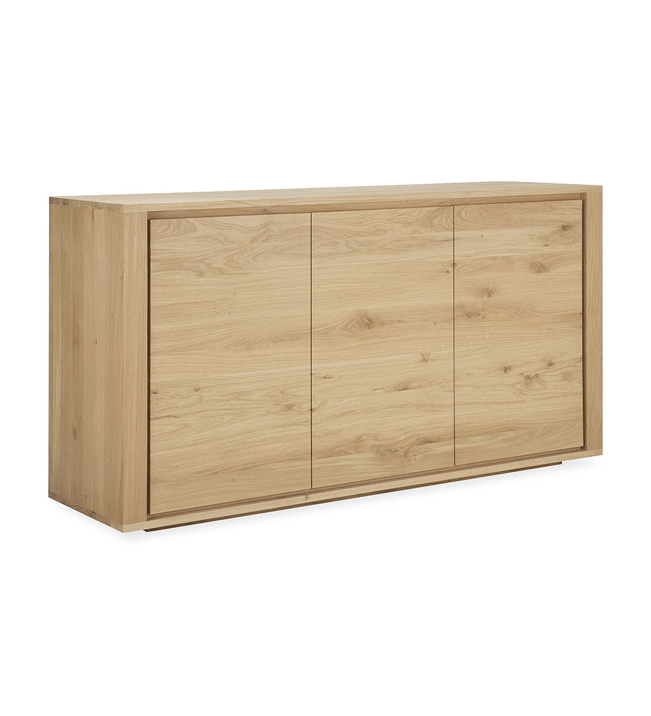 Oak Shadow Sideboard - 3 Doors