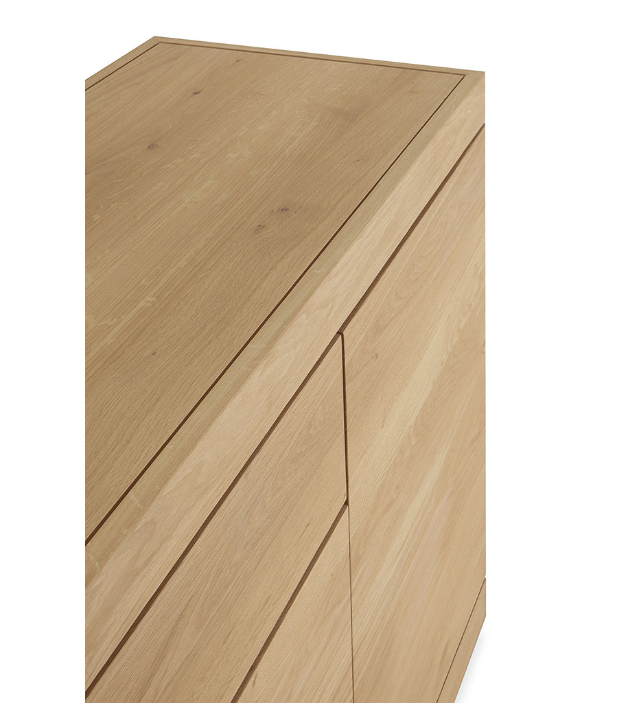 Oak Burger Sideboard - 5 Doors