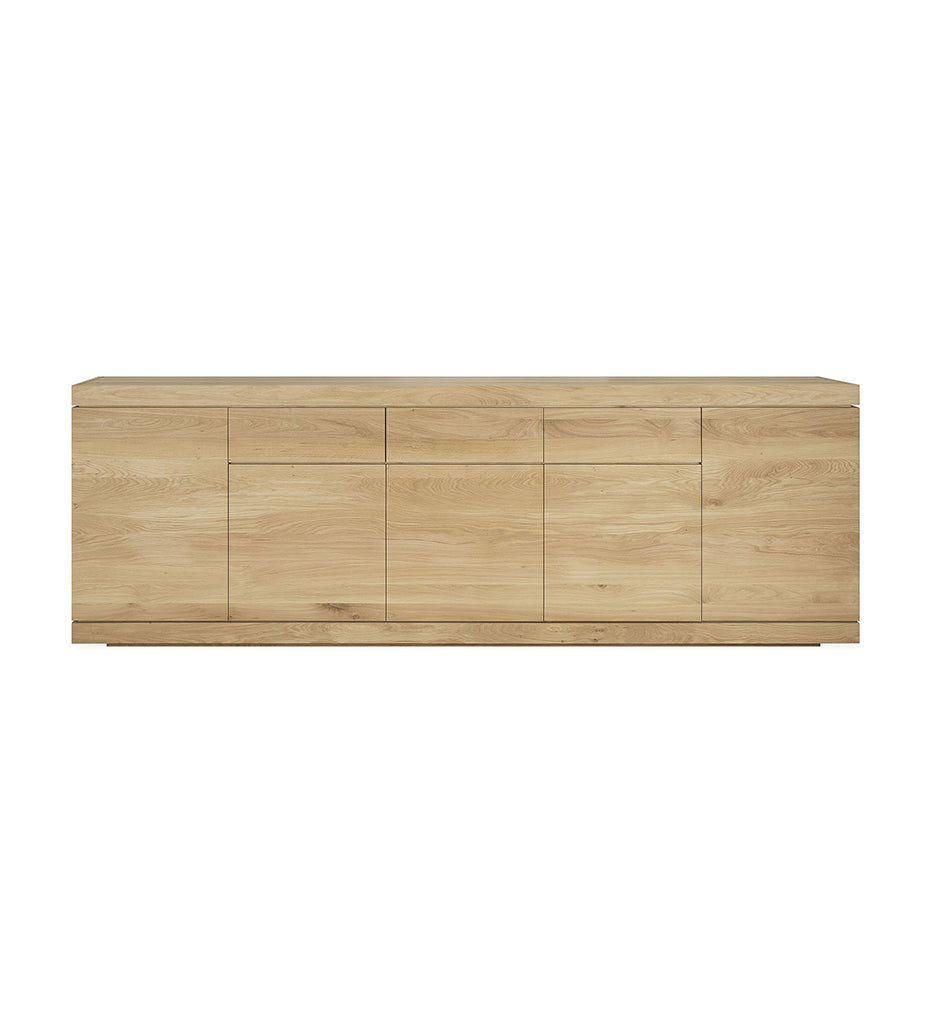 Oak Burger Sideboard - 5 Doors