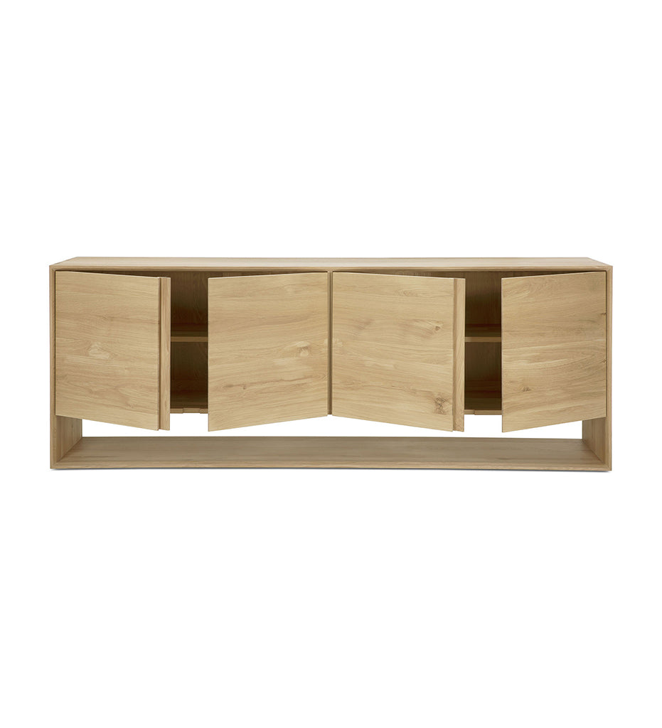 Oak Nordic Sideboard - 4 Doors