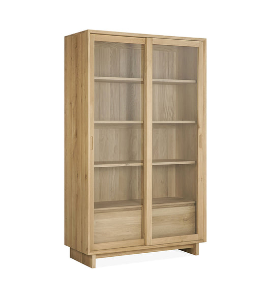 Oak Wave Storage Cupboard