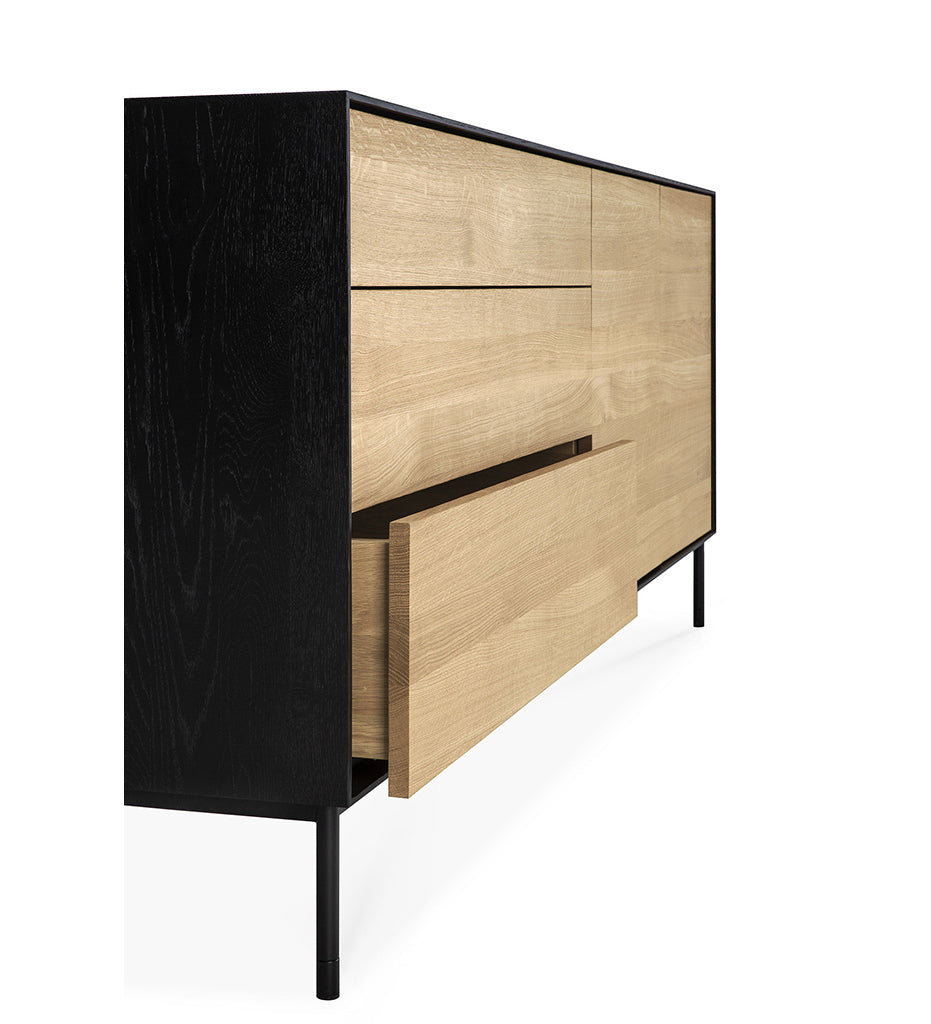 Oak Blackbird Sideboard - 2 Doors - 3 Drawers