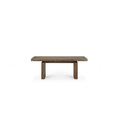 Teak Double Extendable Dining Table