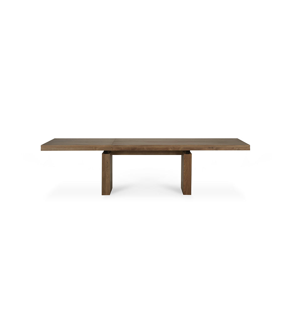 Teak Double Extendable Dining Table