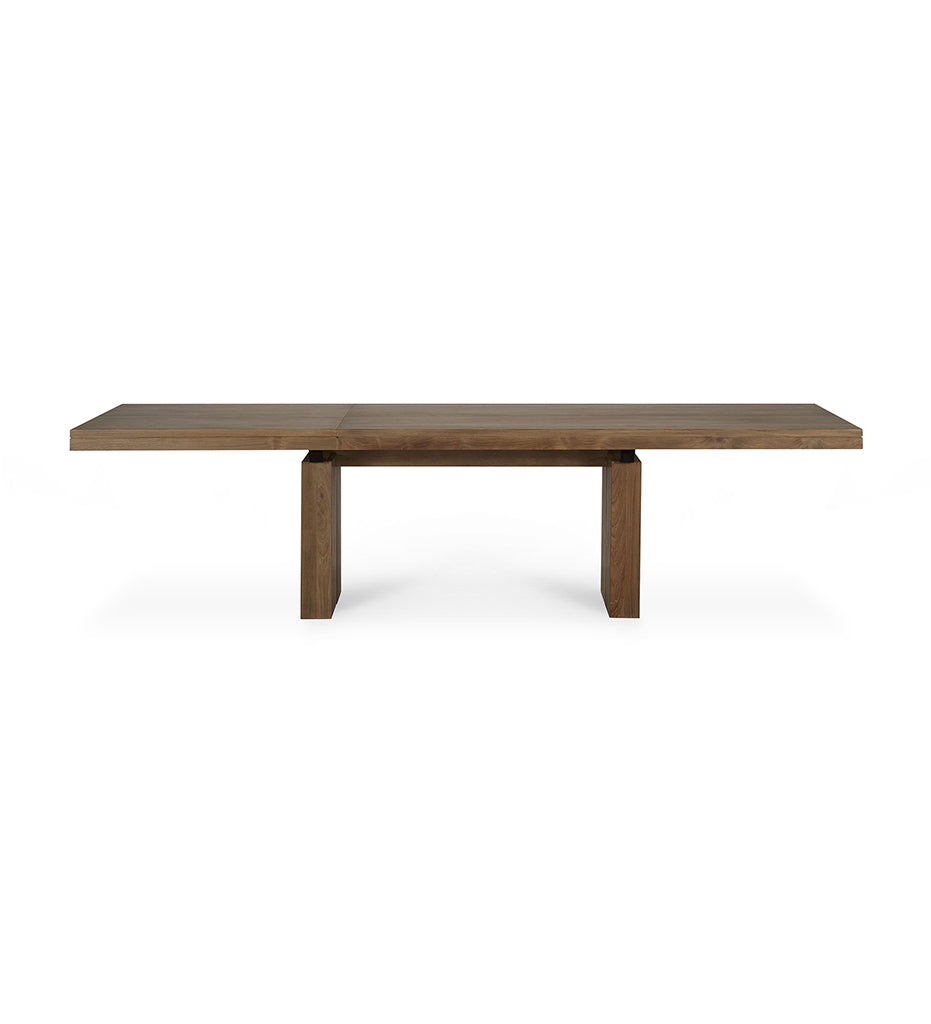 Teak Double Extendable Dining Table