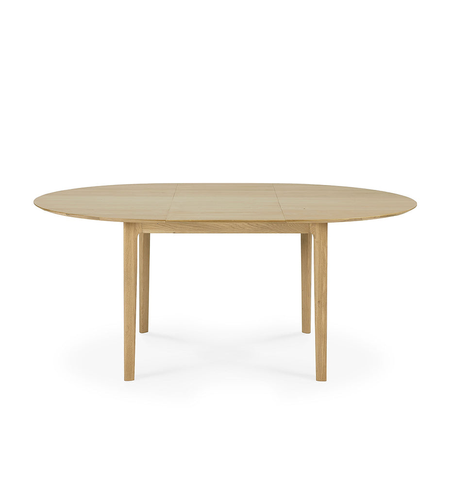 Oak Bok Round Extendable Dining Table