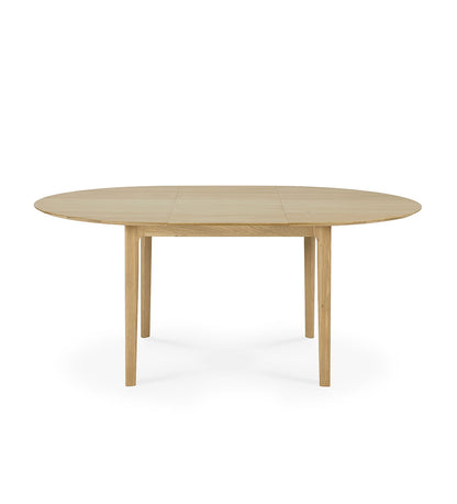 Oak Bok Round Extendable Dining Table