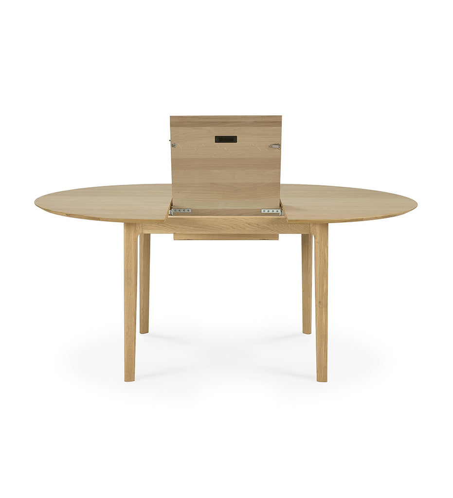 Oak Bok Round Extendable Dining Table