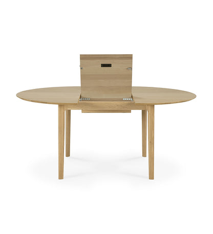 Oak Bok Round Extendable Dining Table