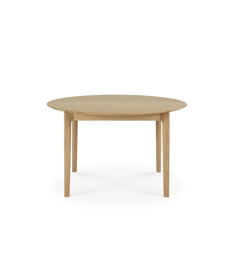 Oak Bok Round Extendable Dining Table