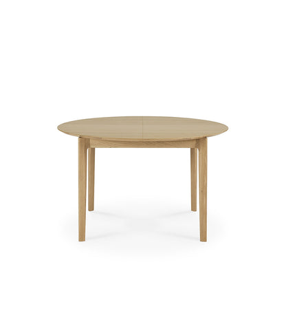 Oak Bok Round Extendable Dining Table