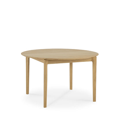 Oak Bok Round Extendable Dining Table