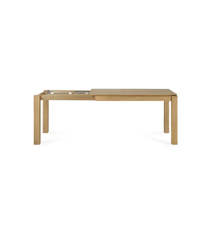 Oak Slice Extendable Dining Table -