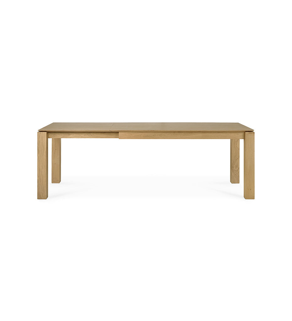 Oak Slice Extendable Dining Table -