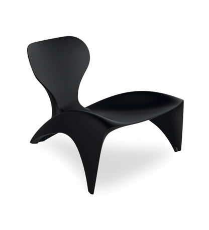 Slide Isetta Lounge Chair -  Black