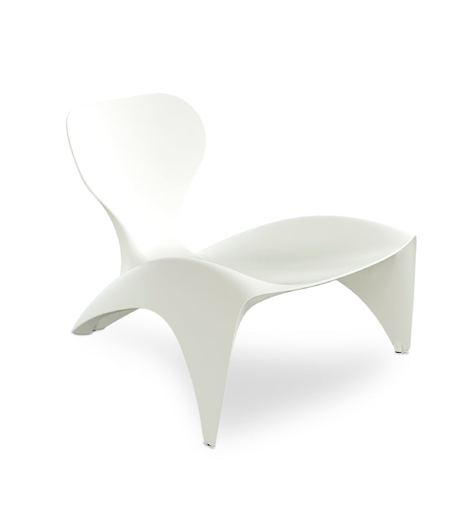 Slide Isetta Lounge Chair - White