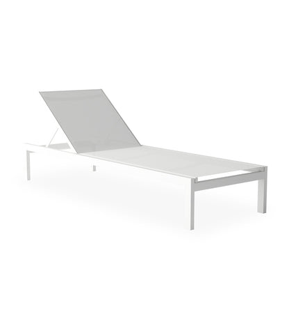 Milos Tall Sunlounger With Int Wheels -