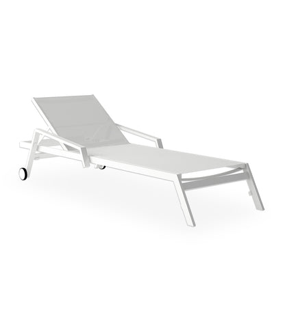 Pulvis Sunlounger with Ext Wheels -