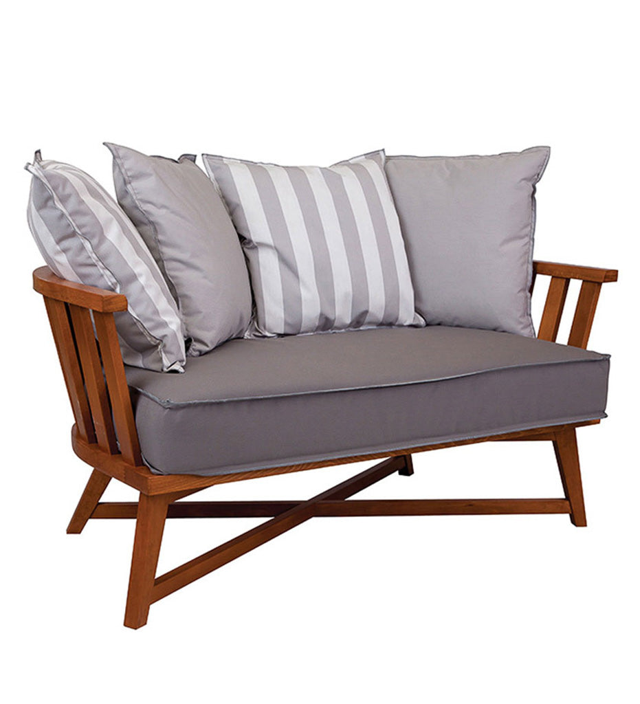 Cage Teak 2-Seater Sofa